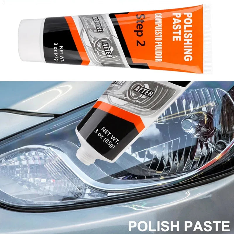 Professional Car & Motorcycle Headlight Restoration Kit – Wet Sand + Polish + UV Protect – Removes Yellowing Scratches – Car / Motorcycle / ATV – 24 Set Options – $40