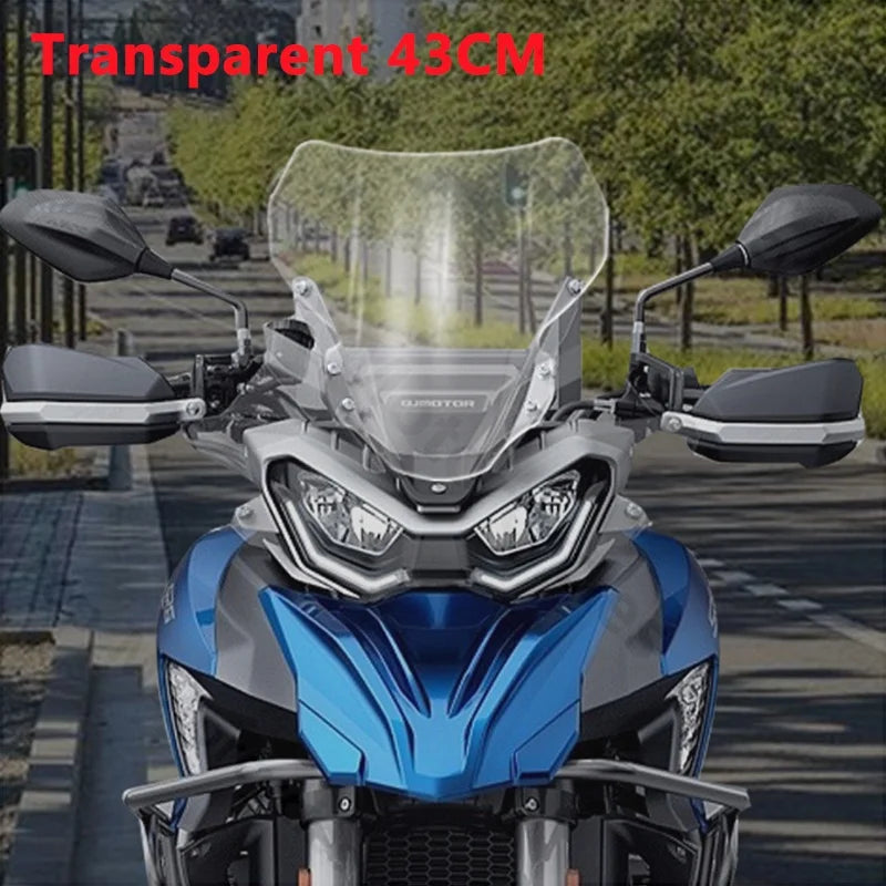 SRT900 Windscreens for QJMOTOR QJ SRT900S SRT 900 SX S 900S 900SX SRT900SX Motorcycle Accessories Windshield Wind Deflector – Aftermarket Gray Transparent +10cm +15cm +20cm