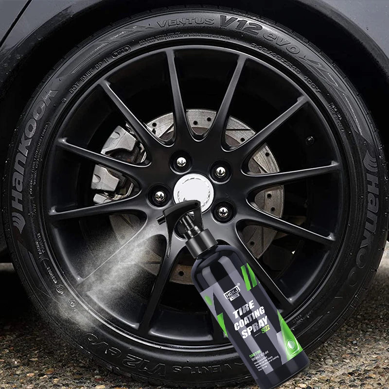 Car Tire Shine Spray – Wheel Cleaning Refurbishing Wax Brightener – 50ml / 100ml / 300ml – $12–24