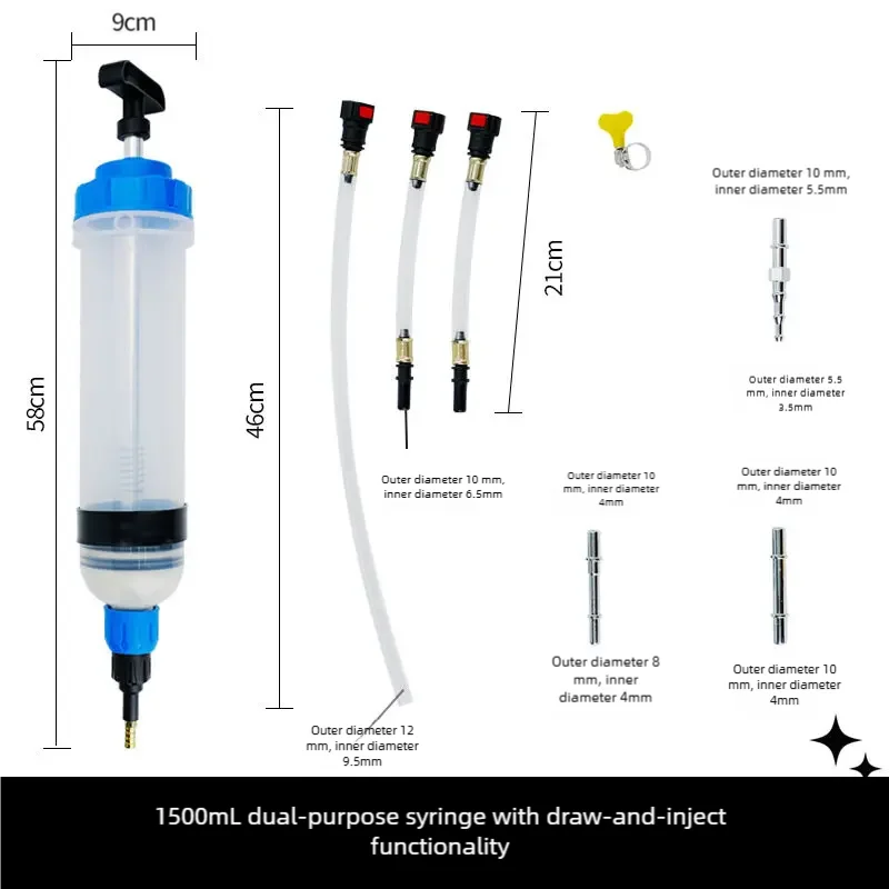 Manual Vacuum Oil Extractor Syringe with