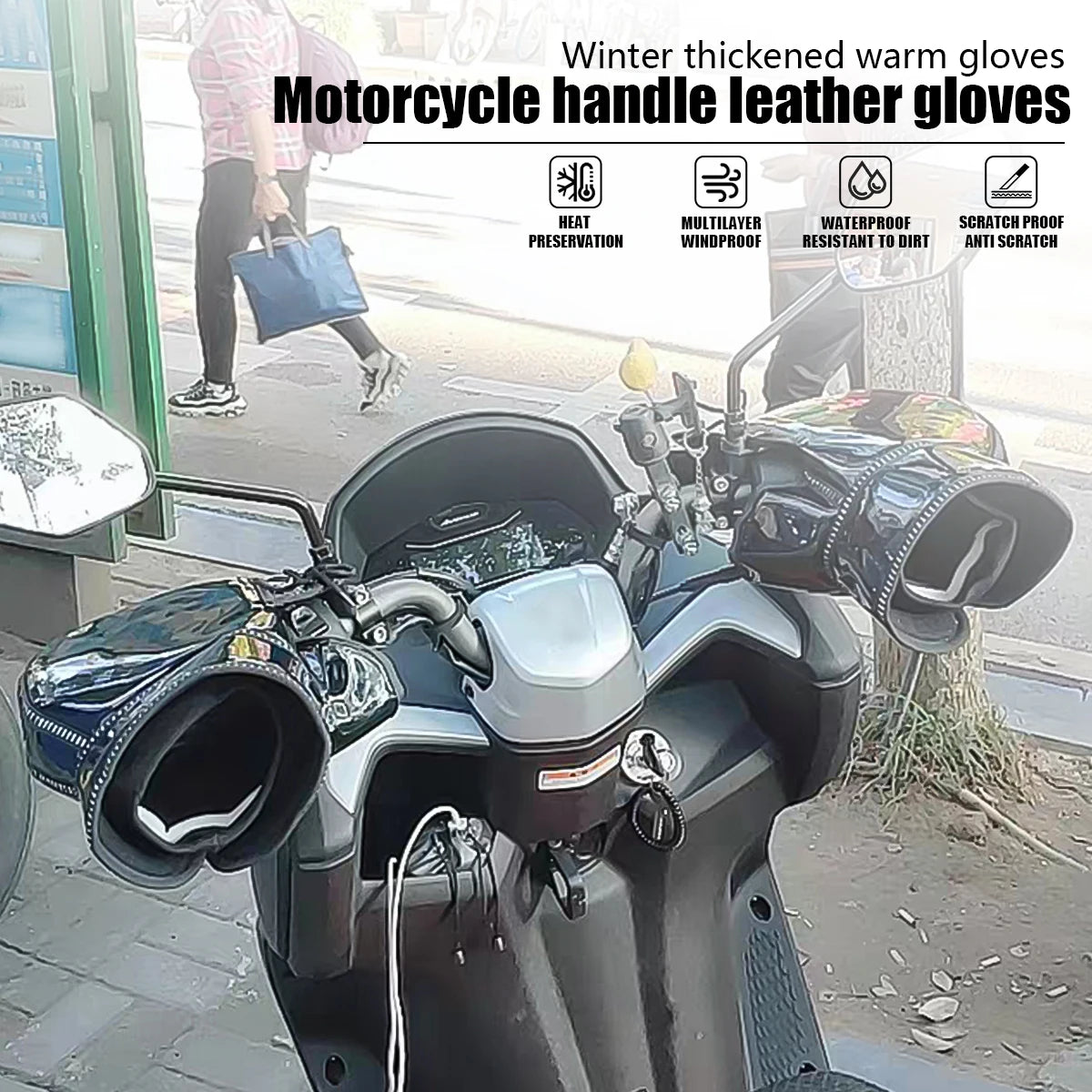 Maroen Handlebar Muffs Winter Waterproof