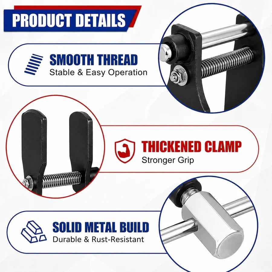 Butterfly Disc Brake Pad Spreader – Brake Disc Tools – Disc Brake Pump Regulator Motorcycle Piston Caliper Compressor Cylinder Tool – Black – $21