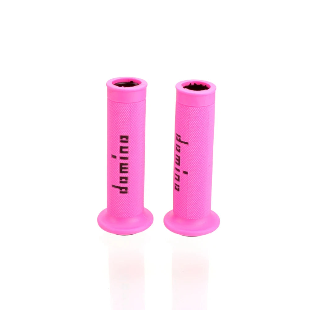 Universal Motorcycle Handlebar Grips 7/8" Left 22mm Right 24mm Non-Slip Silicone Gel Rubber Brake Grips for ATV Dirt Pit Bike Racing Motocross – 9 Colors (1 Pair)