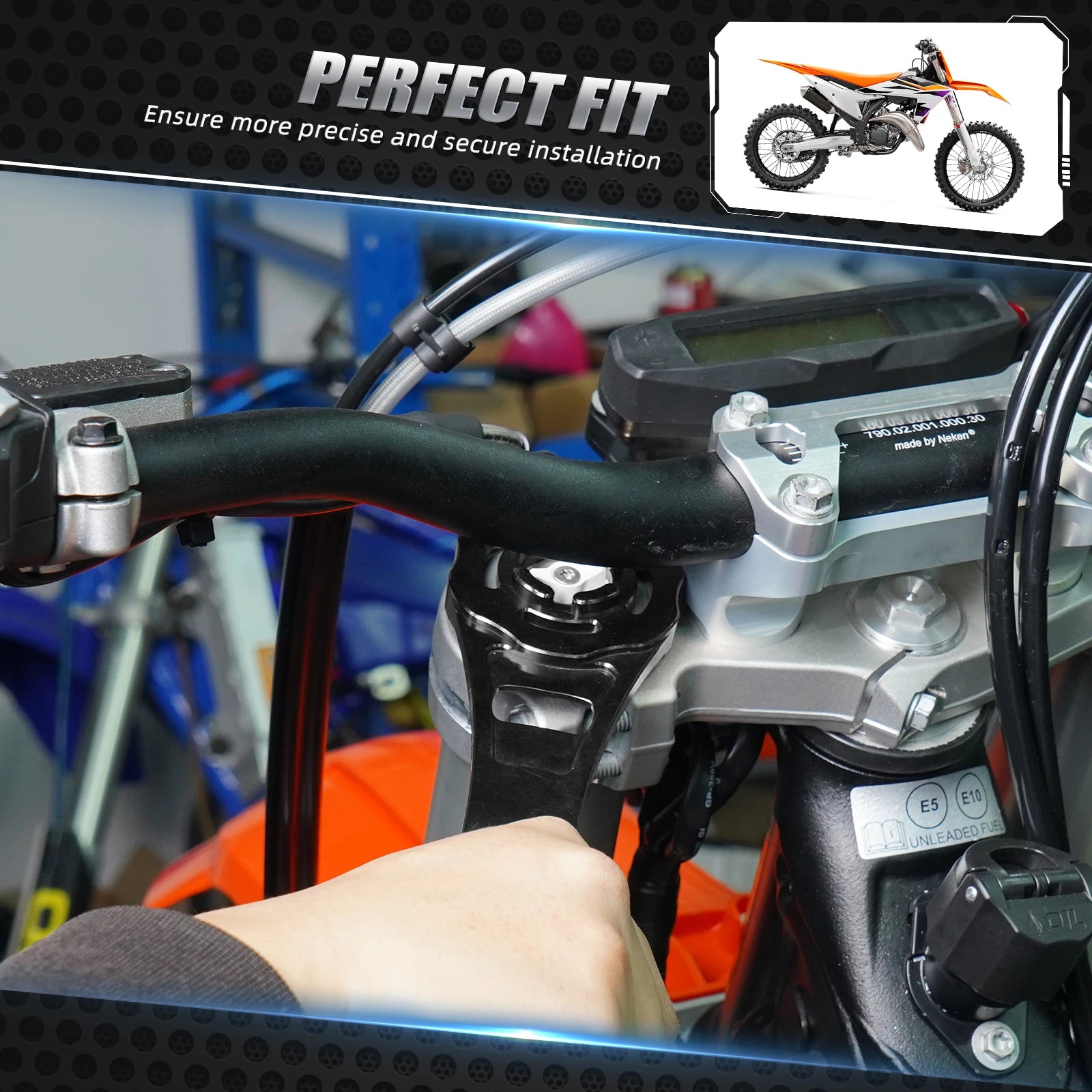 NICECNC 48mm Fork Cap Suspension Tool – WP XACT-USD Closed Cartridge – 7075 Aluminum – KTM / Husqvarna / GasGas 2023–2024 – $39