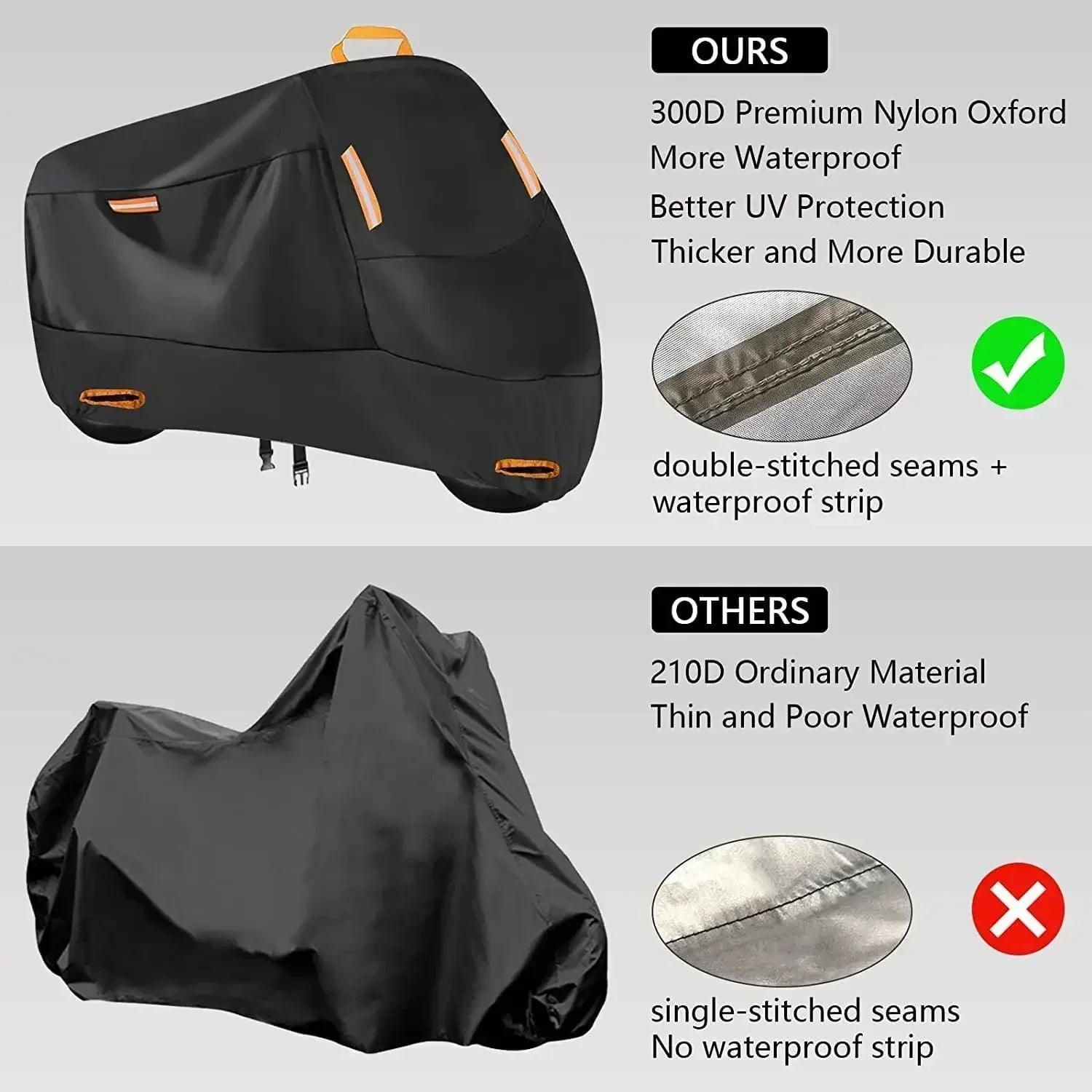 210D Motorcycle Cover