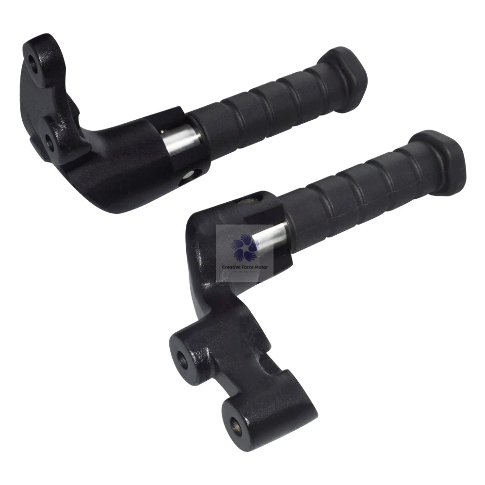 Indian Scout Rear Passenger Foot Pegs + Mount – Scout / Scout Bobber / Scout Sixty / Scout Rogue – 2015–2024 – Foldable Titanium Alloy – Metallic Black or Titanium Gray – $84–$85