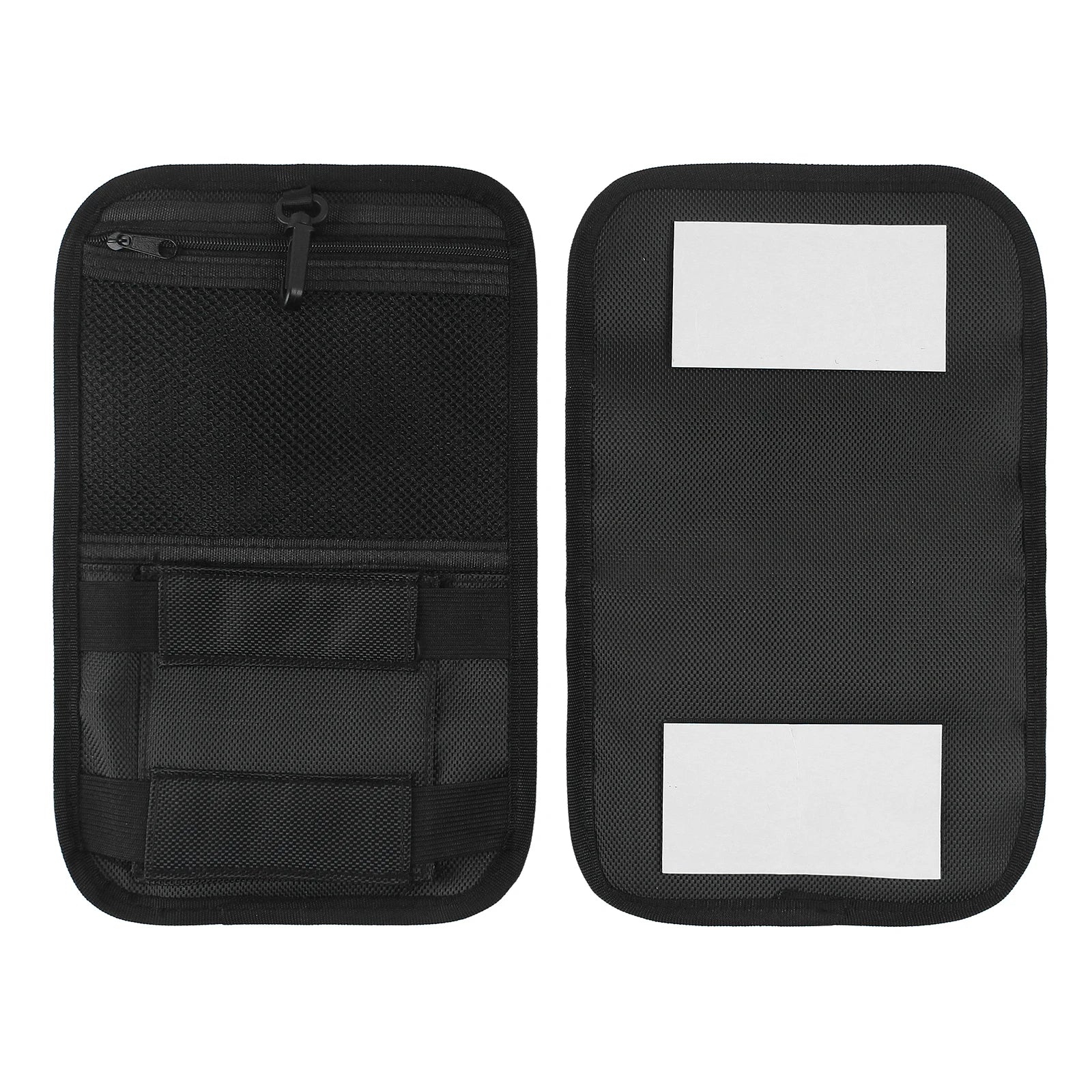 Motorcycle Saddlebag Organizer Hard Bags Storage Case for Harley Touring Street Glide Electra Glide 1980-2023 – Zippered Expandable Slip Pockets (2PCS)