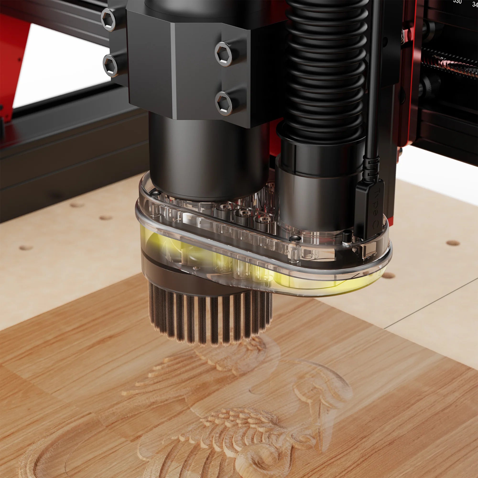 Vacuum Cleaner For CNC Router (Little Monster M1) Spindle Dust Collector for 775 Motor 500W Spindle TTC450 CNC Engraver Parts