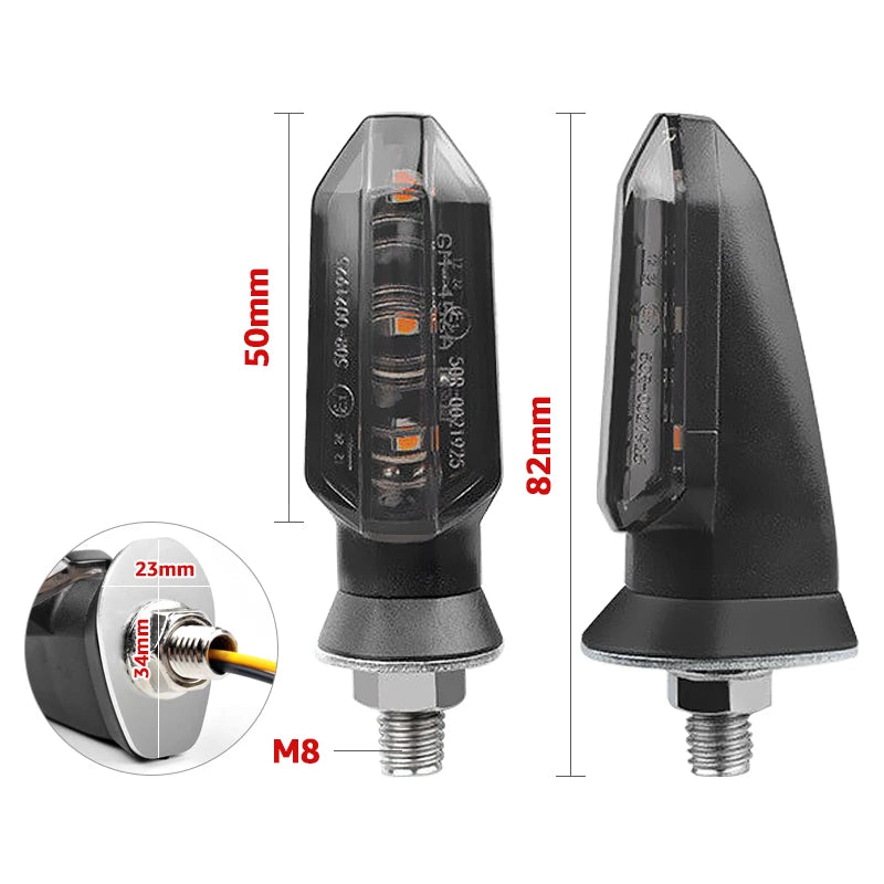 LED Turn Signal Bulbs – 8mm Mini Flashing Motorcycle Indicator Lights