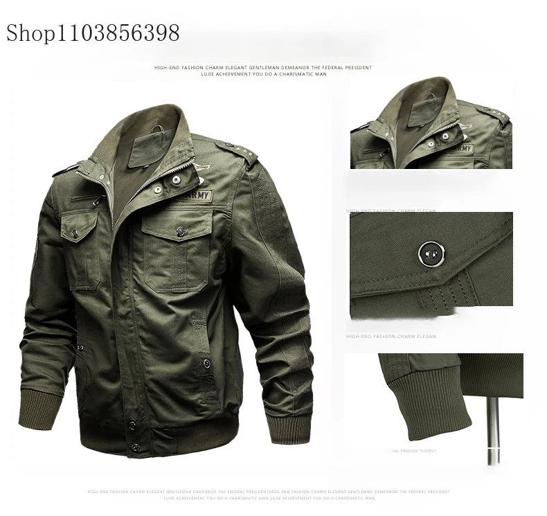 Casual Windproof Jacket for Spring and Autumn