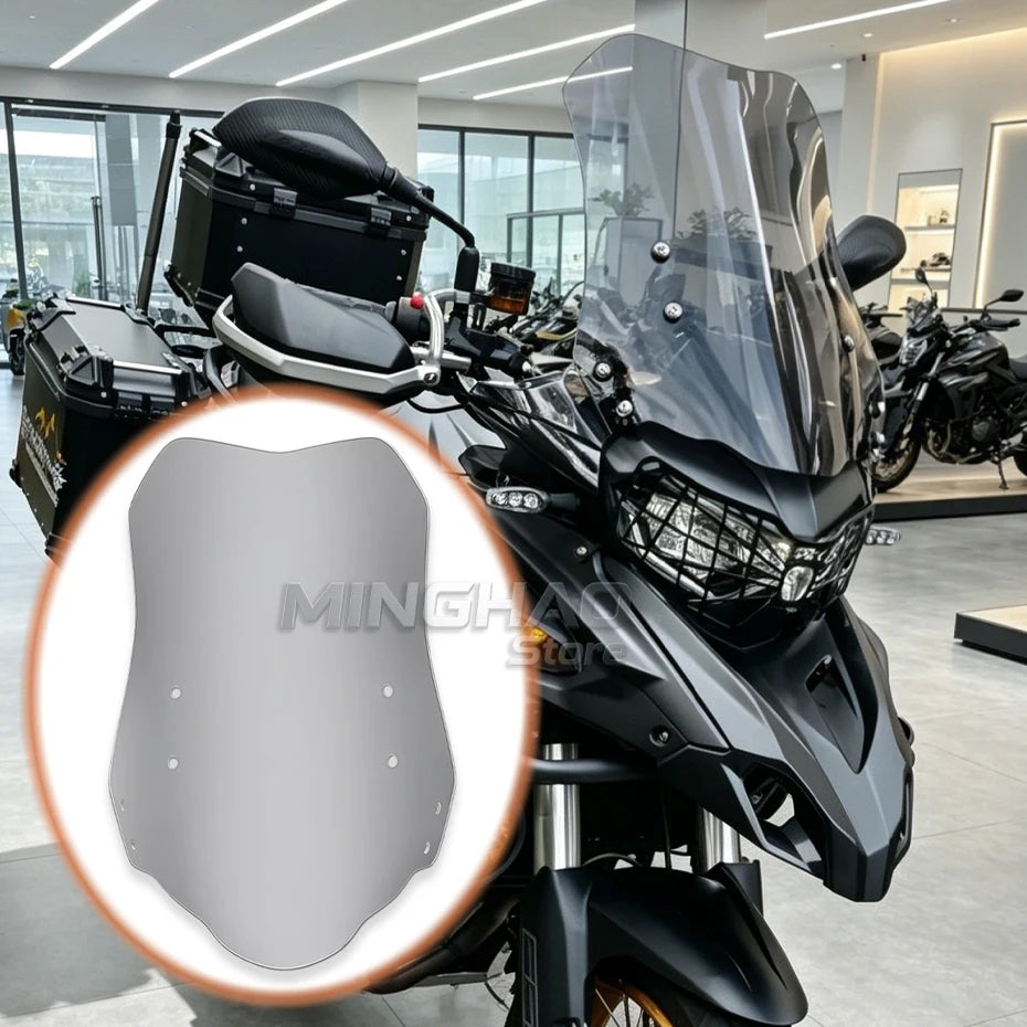 Motorcycle Windshield – Double Bubble Wind Deflector for Benelli TRK502/TRK502X