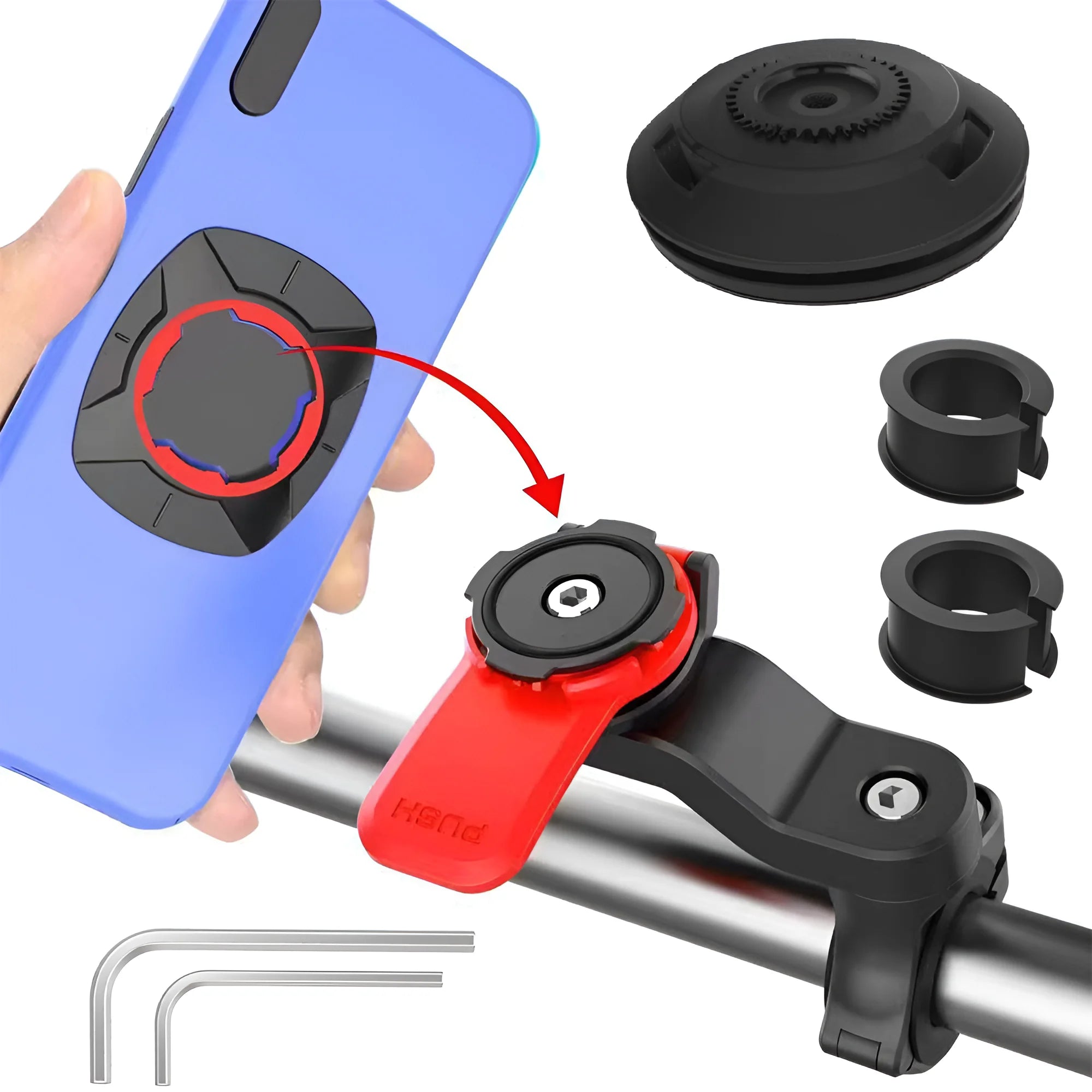 Anti-Shake Motorcycle Phone Mount