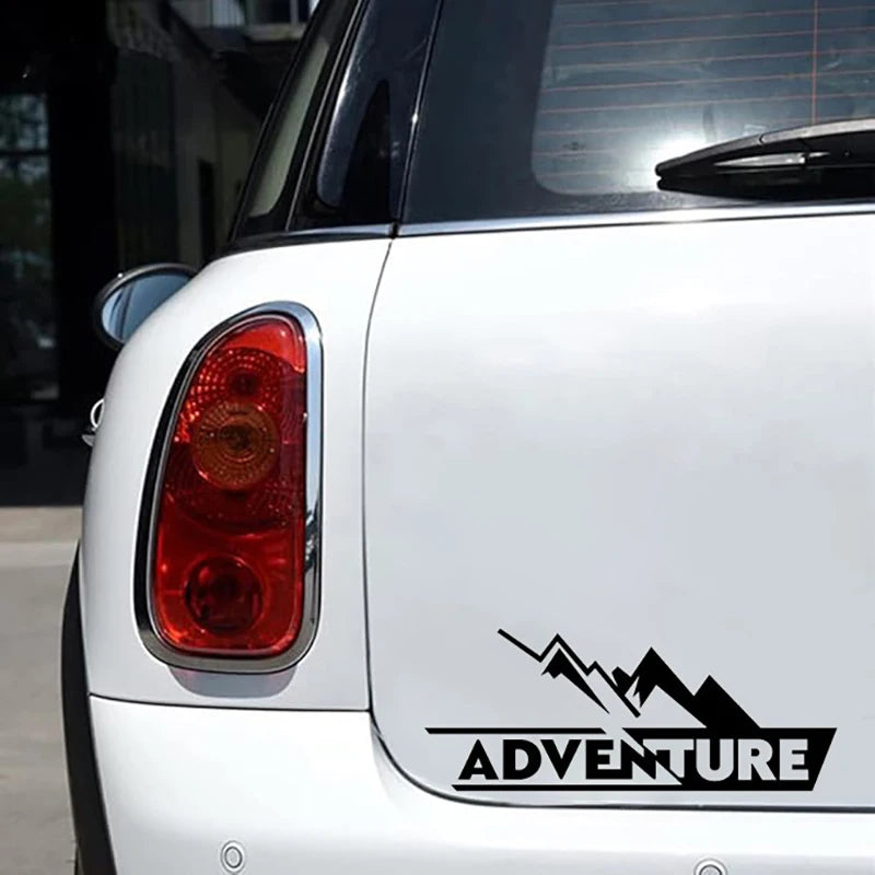Adventure Motorcycle Top Box Vinyl Decal Sticker – Glossy Black / Carbon Fiber / Matt Black – Waterproof 3-Layer Transfer – for Honda Africa Twin / BMW GS 1200 1250 – 1 or 2 Pieces – $10