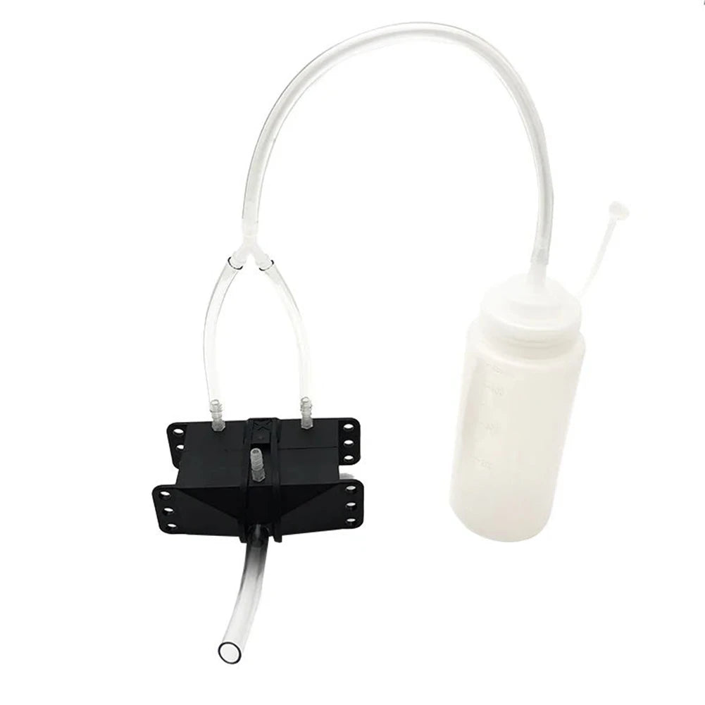 Motorcycle Chain Cleaning & Lube Device Kit – Brush Gear Cleaner Tool for Motorbike Chain Lubricating – Black – $40