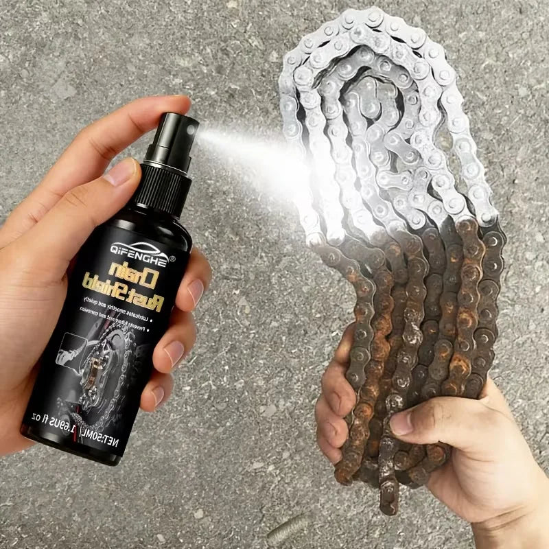 Bike & Motorcycle Chain Lubricant Spray 100ml – Rust Shield Noise Reduction Corrosion Protection – $14