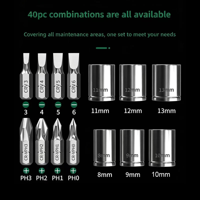 KKMO STAR BMW R1200GS R1250GS R1300GS Motorcycle Tool Kit – Chrome Vanadium Steel – 40Pcs ($72) or 16Pcs ($28) – Hard Case