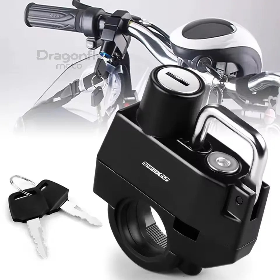 For BMW R 1200 GS LC R1200GS R 1200GS ADV Adventure Motorcycle Supplies Helmet Lock Anti-Theft Locker Locking Device Rustproof – Aluminum Alloy