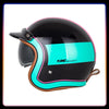 Open Face Helmets – DOT 3/4 Motorcycle Helmet with HD Visor, Vintage All-Season Design for Men & Women