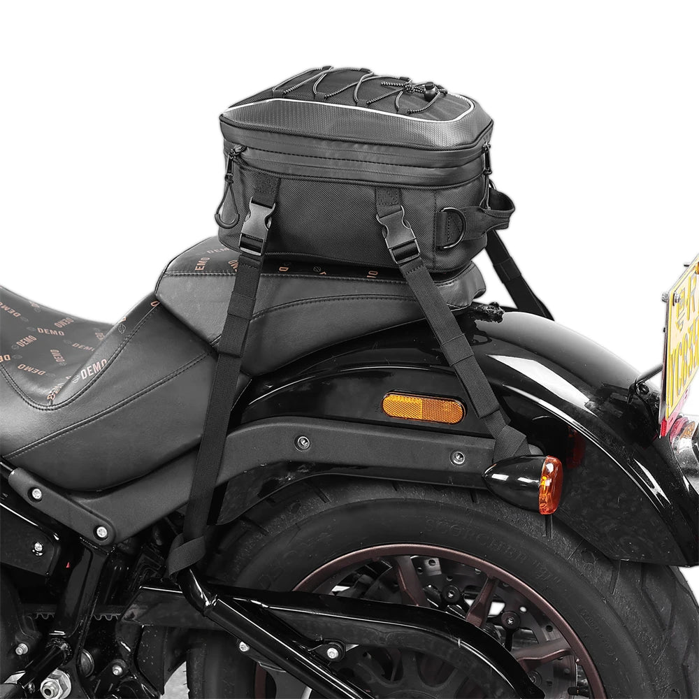 Motorcycle Backpack – KEMIMOTO Waterproof 7L–12L Expandable Riding Bag