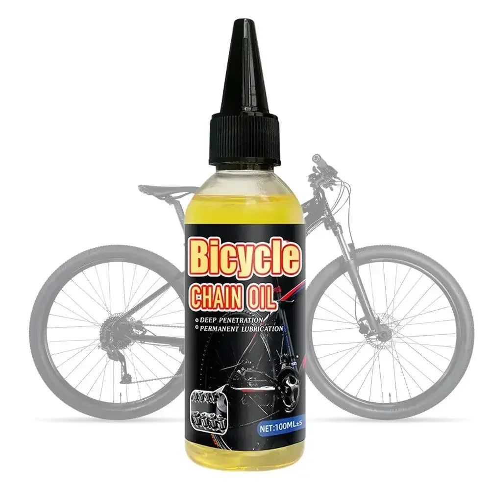 Bicycle & Motorcycle Dry Lube Chain Oil – MTB Road Bike Mountain Bike Fork Flywheel Chain Cycling – 100ml / 300ml – $12–22
