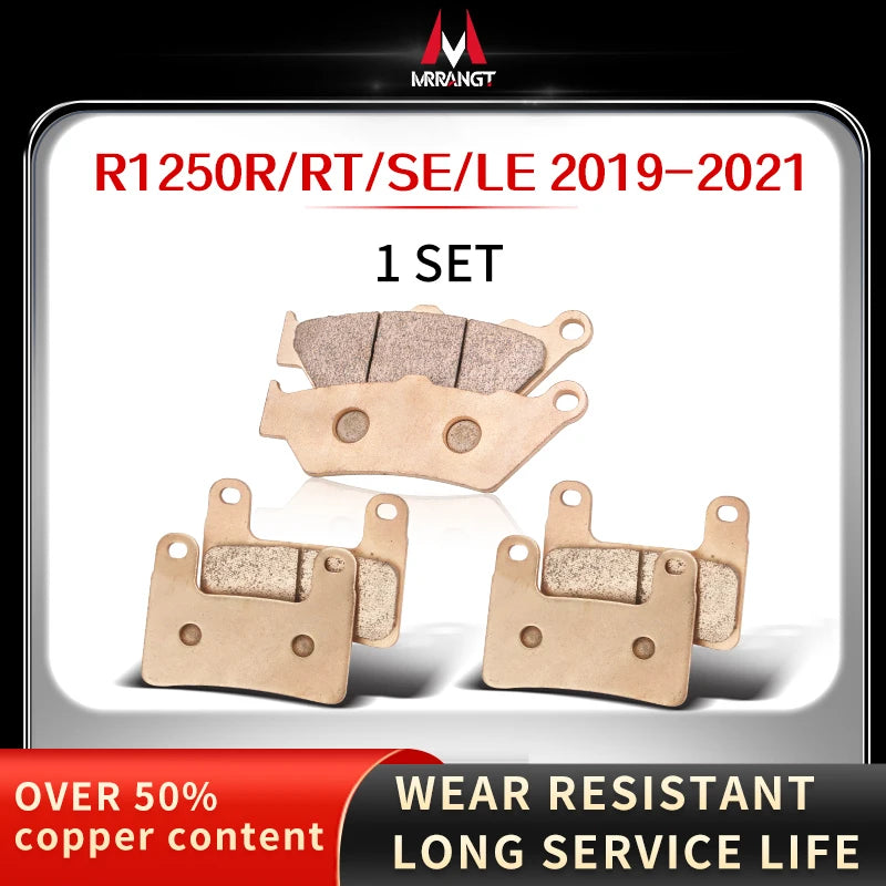 Sintered Metal Brake Pads for BMW R1200GS R1200RT R1250R R1250RT R1250SE R1250LE R1250GS ADV – Brake Pad Tools – Front / Rear – from $18