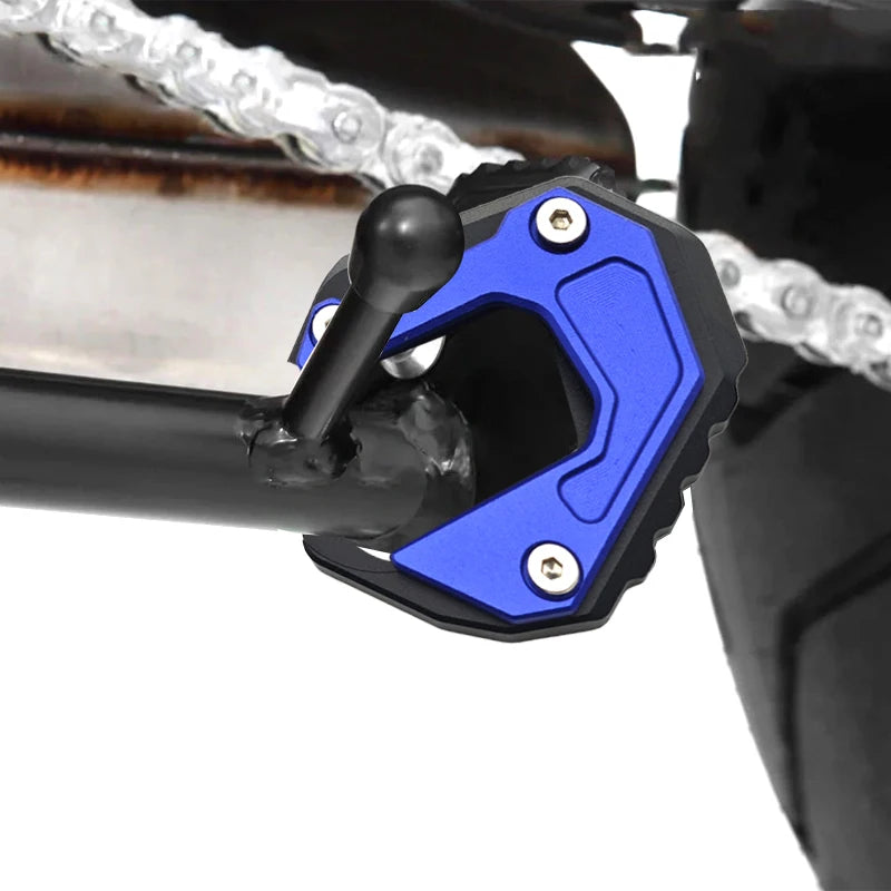 Motorcycle Accessories CNC Kickstand Side Stand Enlarger Extension Pad For BMW F850GS F850GS Adventure F750GS F 850 GS 2018-2023 – Aluminum Blue Grey Black Silver – Not for F900GS