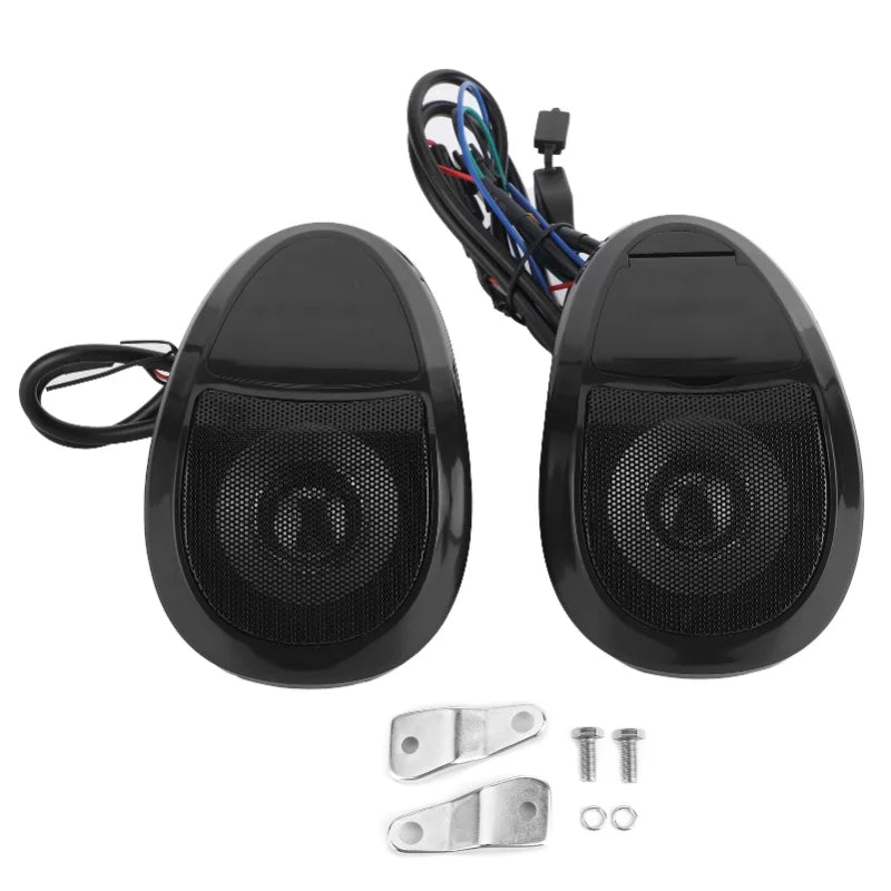 12V Motorcycle Speakers – Bluetooth MP3 Amplifier with LED Light