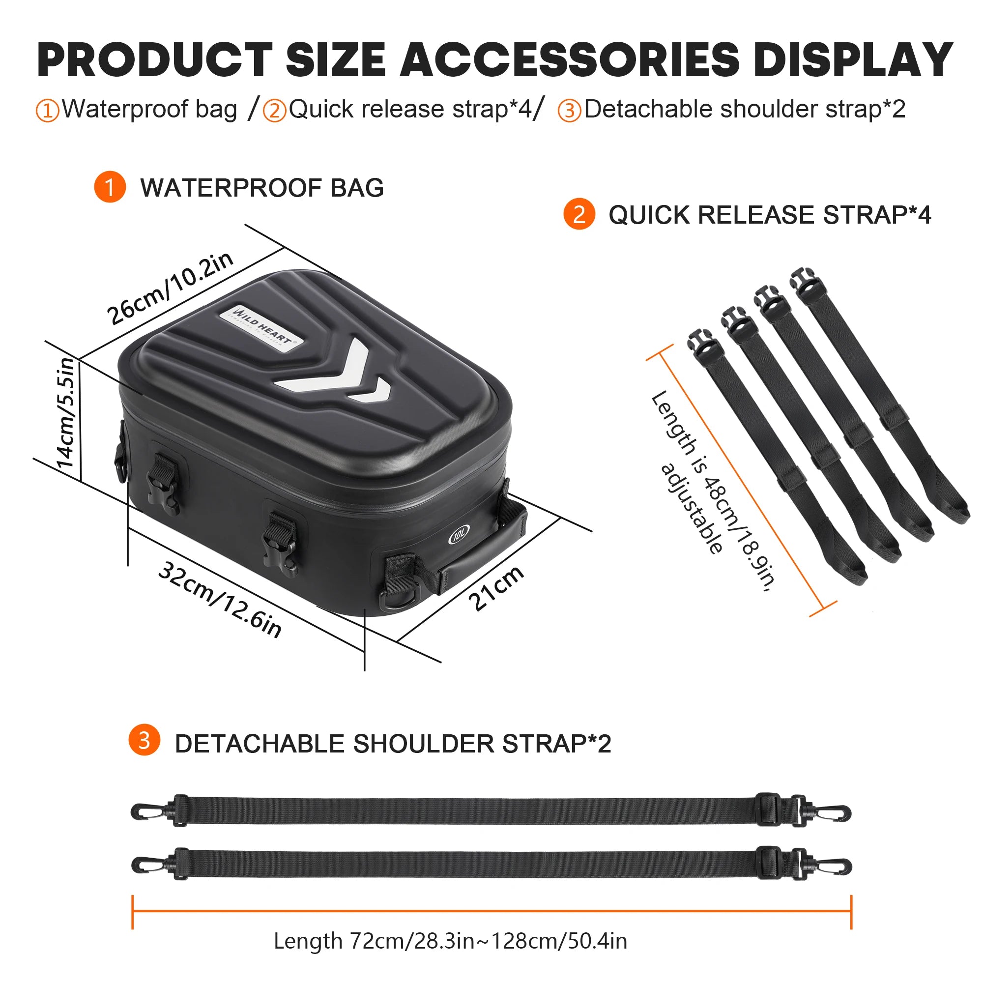 Motorcycle Backpack – Waterproof Multi-Function Rider Storage Bag