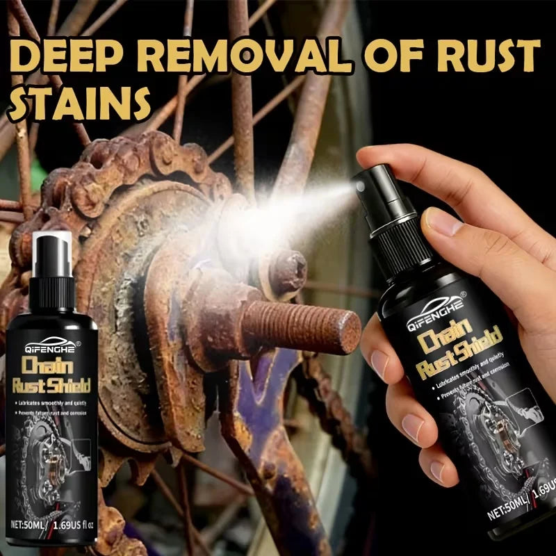 Bike & Motorcycle Chain Lubricant Spray 100ml – Rust Shield Noise Reduction Corrosion Protection – $14