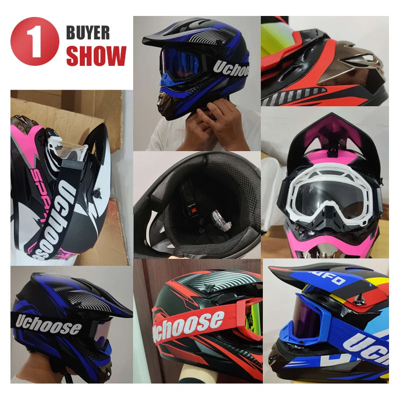 Full Face Motocross Helmet – MTB, Off-Road, Racing & Downhill Riding