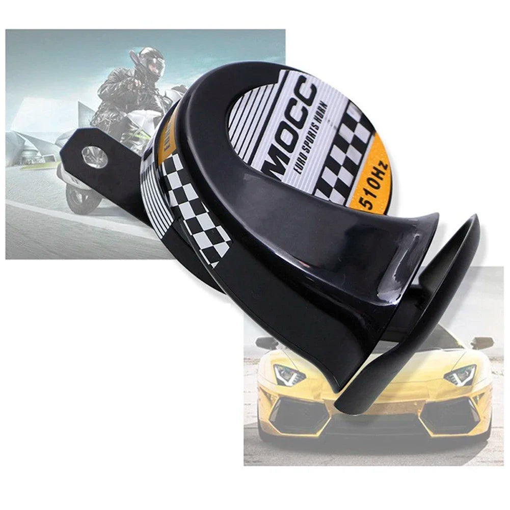 Motorcycle Horn – 12V 130dB Super Loud 510Hz Waterproof Snail Horn