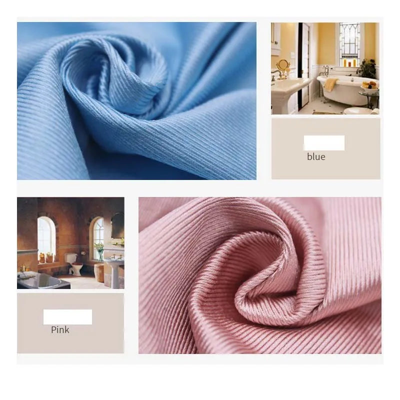 Multi-Colour Vertical Stripe Microfiber