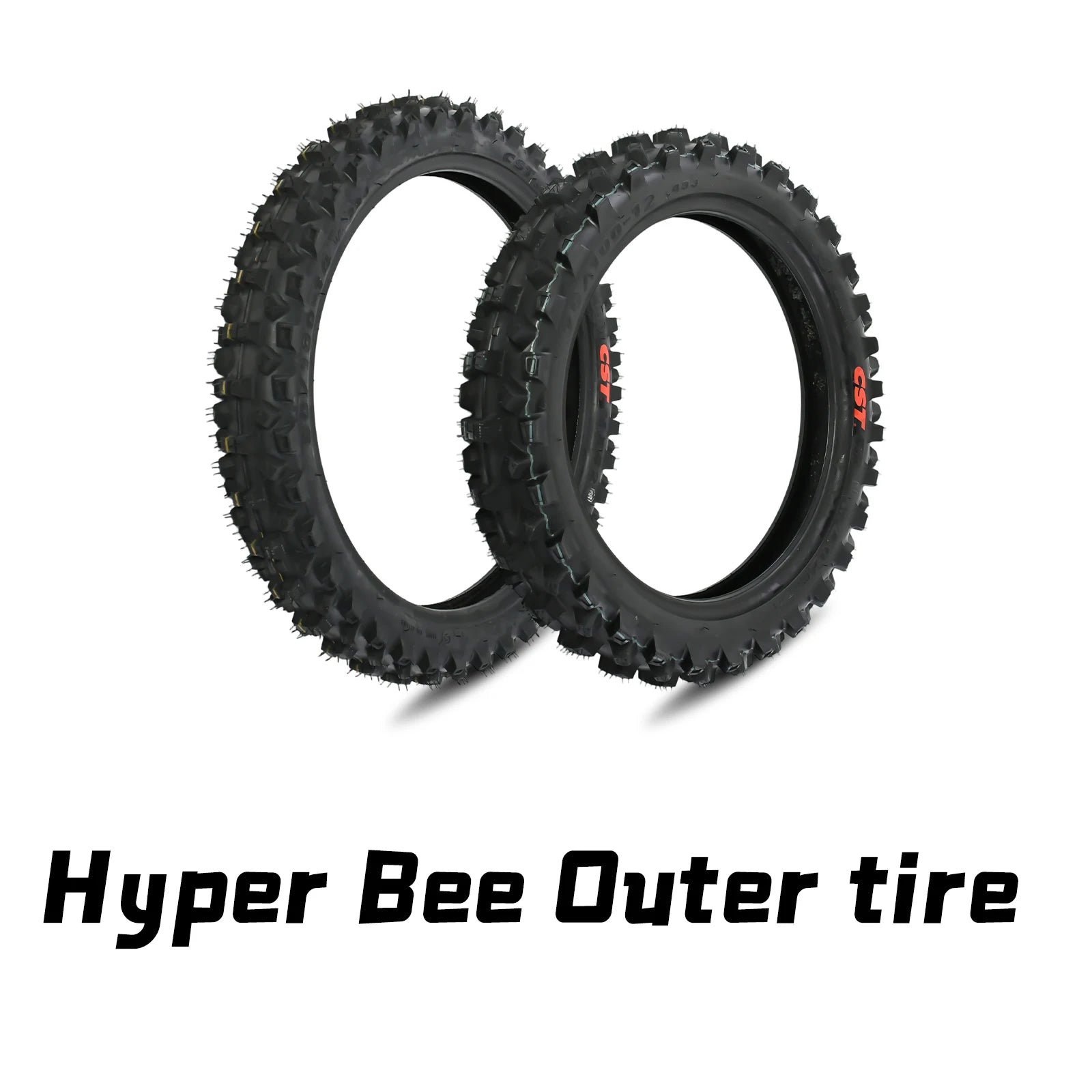 Dirt Bike Tires – 60/100-14 Front & 70/100-12 Rear Tires for Surron