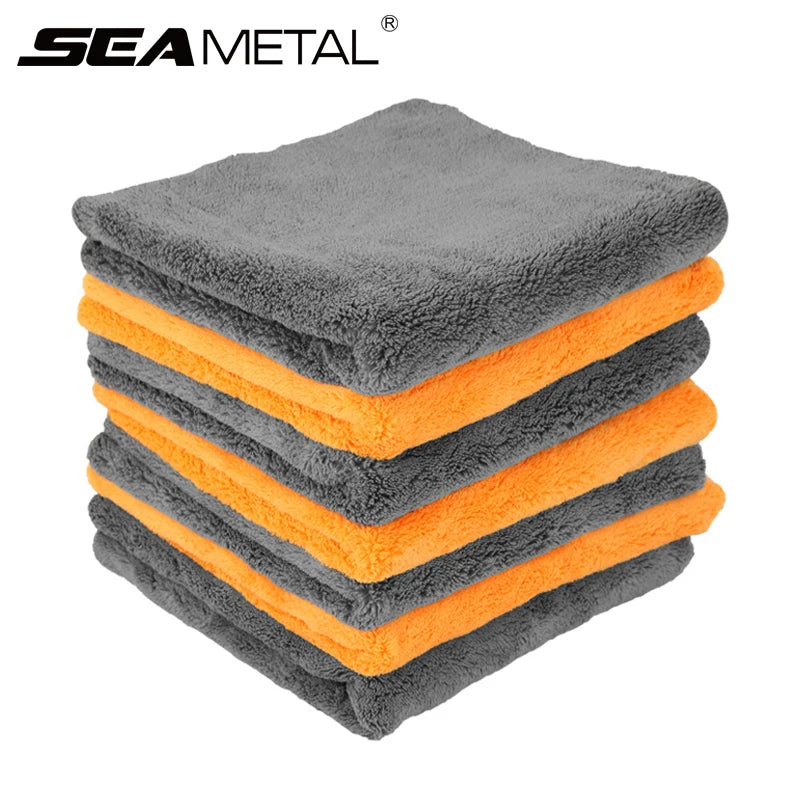 Microfiber Cleaning Cloth 1/3/6/9PCS, 40x40CM Extra Soft Wash & Drying Towels for Bike