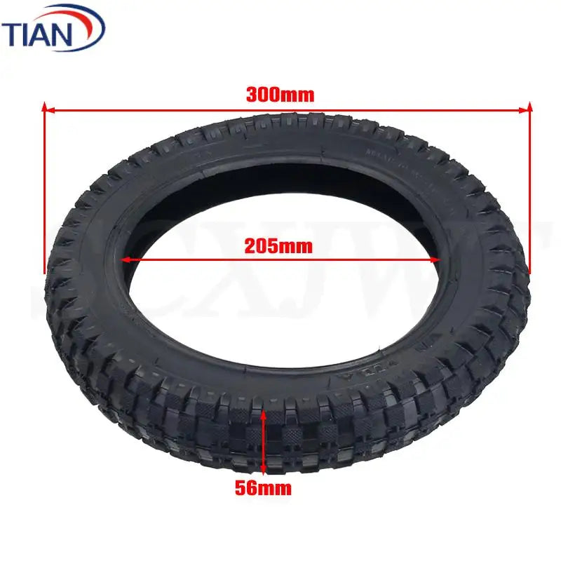 Dirt Bike Tires – 12-1/2x2.75 Inner & Outer Tire for Mini Dirt Bikes