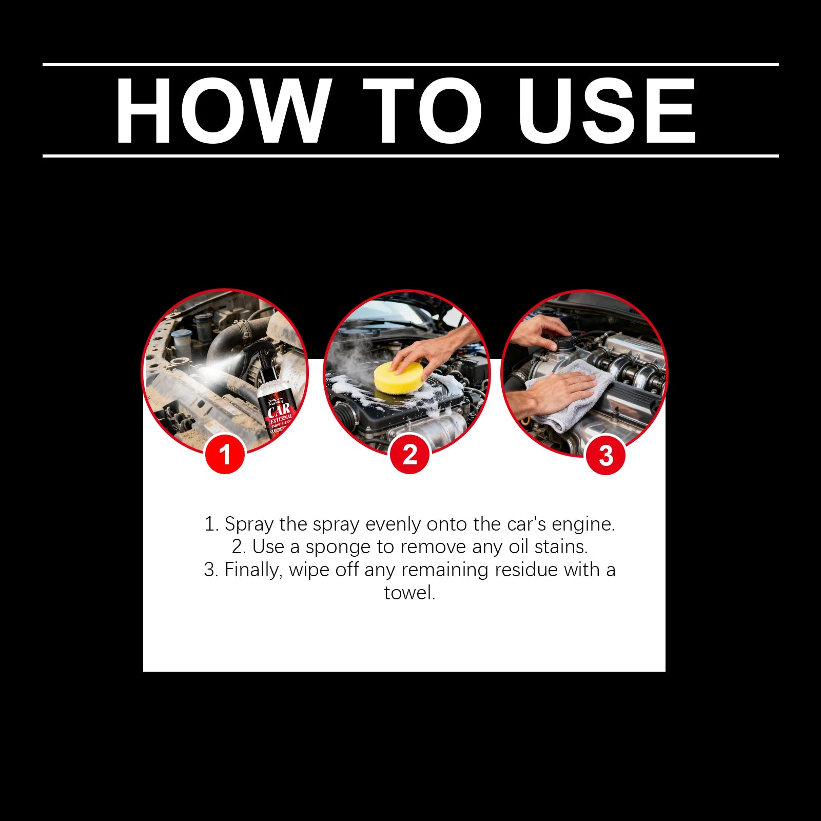 eelhoe No-Rinse Engine Cleaner