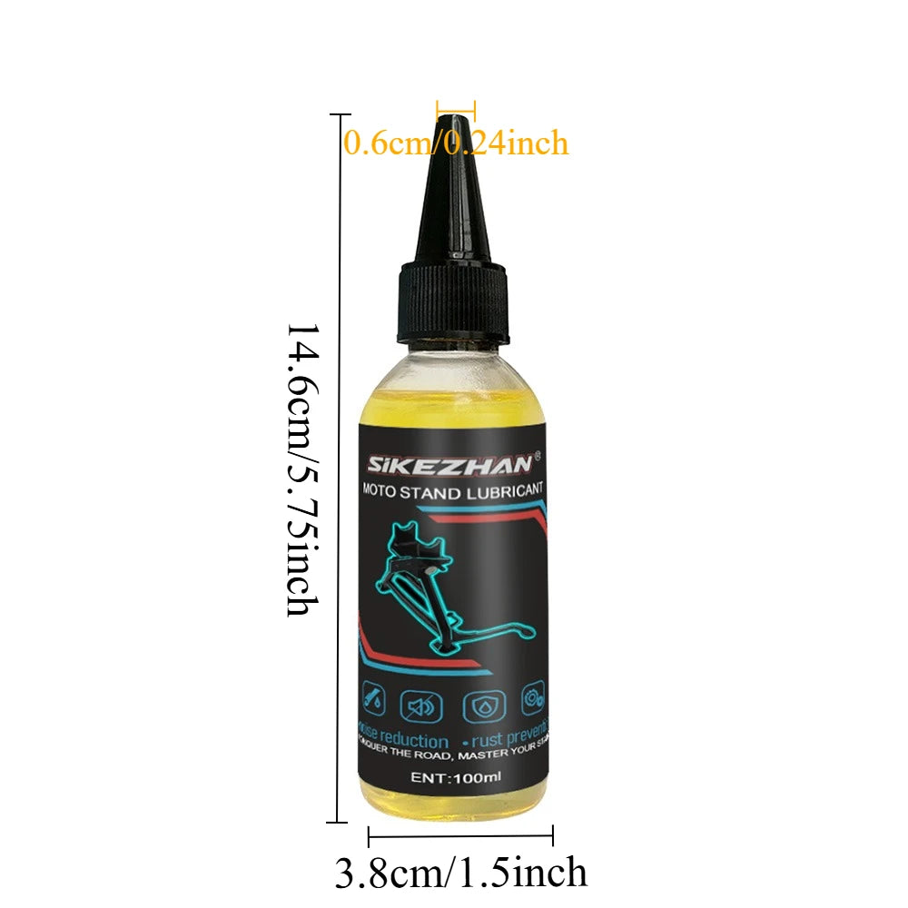SIKEZHAN Motorcycle Chain & Stand Lubricating Oil – Refined Mineral Oil – Anti-Rust Noise-Reducing Anti-Wear – Side Stand Center Stand Bicycle Chain – 100ml / 200ml – $20