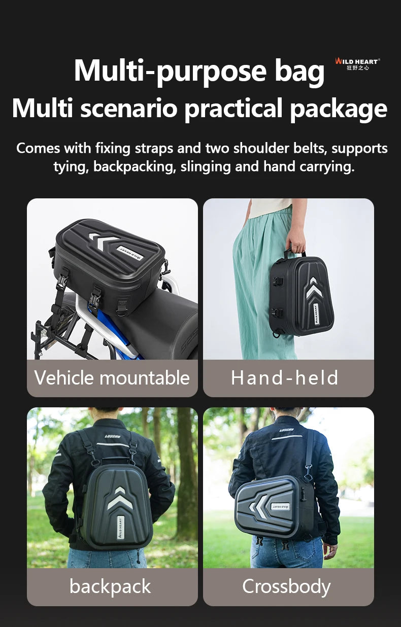 Motorcycle Backpack – Waterproof Multi-Function Rider Storage Bag