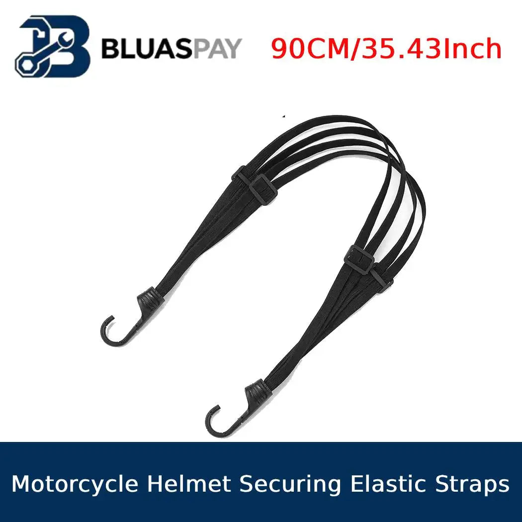 Bungee Straps – Adjustable Elastic Motorcycle Helmet & Luggage Strap