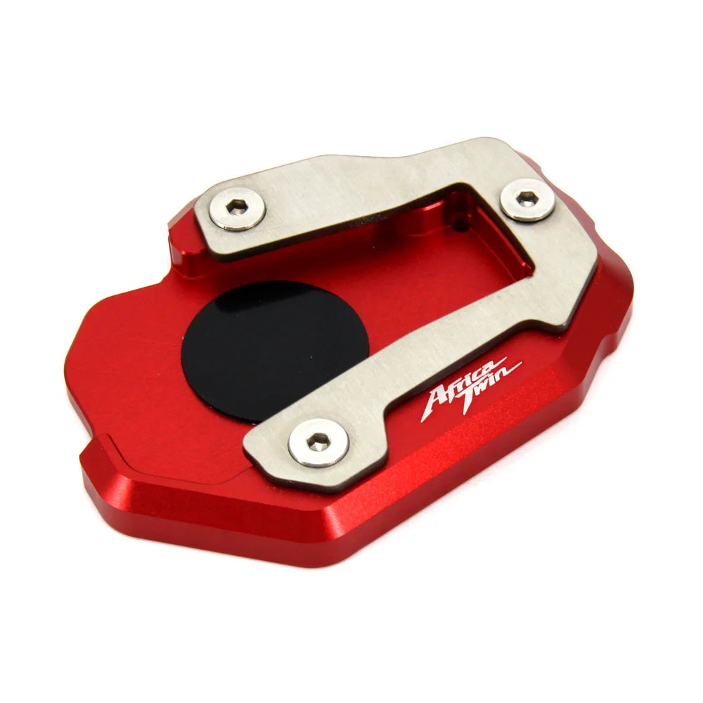 For Honda CRF1100L CRF 1100 L L4 Africa Twin 2020-2025 Motorcycle CNC Kickstand Foot Side Stand Extension Support Enlarge Plate – Otilli 6061-T6 Billet Aluminium CNC Black Blue Red