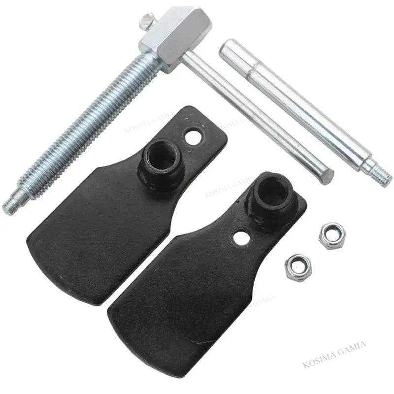 Vanadium Steel Disc Brake Pad Spreader – Brake Disc Tools – Brake Caliper Press Piston Compressor Reset Tool for Car and Motorcycle – 0–75mm – Silver – $29