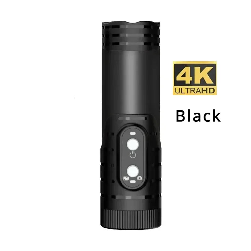 DIXSG 4K / 1080P WiFi Sports Action Camera IP66 Waterproof EIS Anti-Shake H.265 120° Wide-Angle No Screen Record While Charging Motion Detection Bicycle Motorcycle Helmet Cam Camcorder