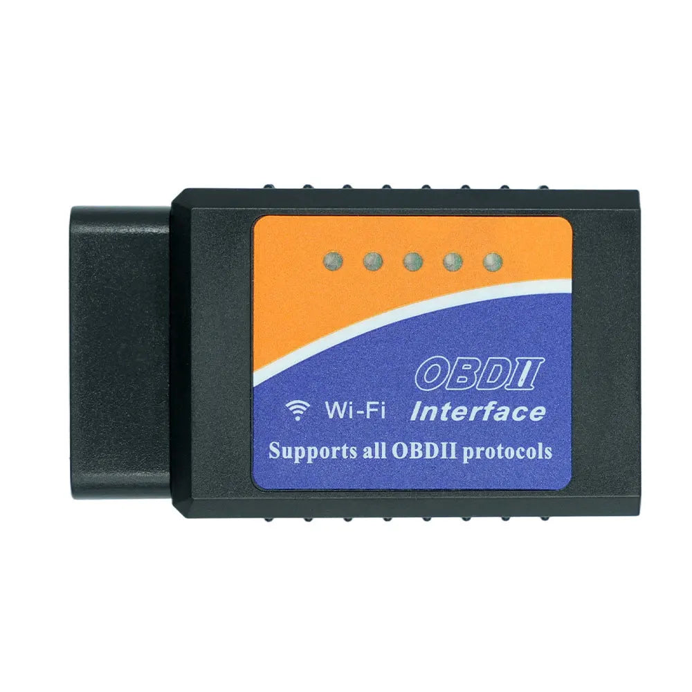 Mini ELM327 OBD2 Scanner – Bluetooth V2.1 / V1.5 / WiFi – Check Engine Code Reader – Car + Motorcycle Fault Detector – $12
