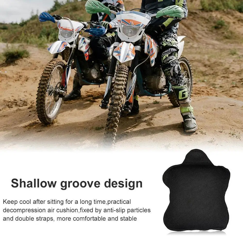Motorcycle Seat Cushion – Gel Pad Breathable Anti-Slip Heat Insulation