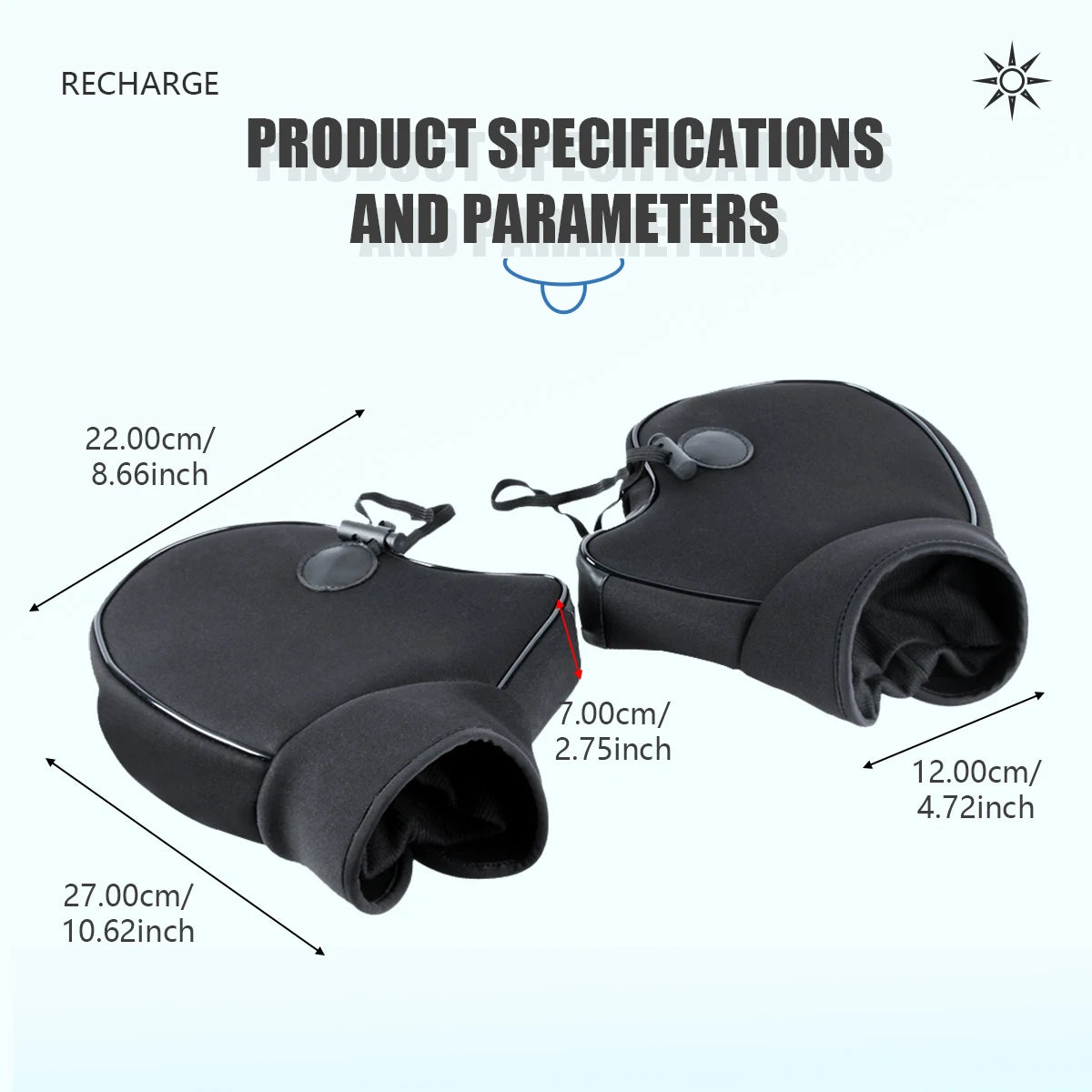 Maroen Handlebar Muffs Winter Waterproof