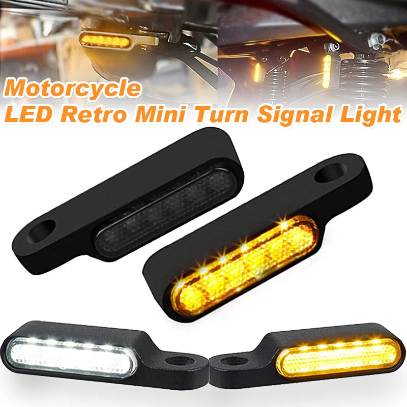 LED Turn Signal Bulbs – Mini Retro LED Flashing Indicator for Harley-Davidson Sportster