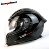 KQB Modular Helmets – Flip-Up Full Face Motorcycle Helmet, Dual Sun Visor & Colorful Lens, All-Season Unisex