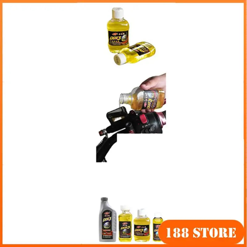 Motorcycle & Electric Bike Brake Fluid – Disc Brake Hydraulic Brake Oil – 100ml / 160ml / 280ml / 500ml – $25–40