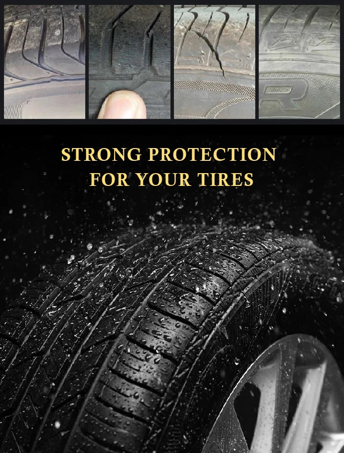Tire Shine Coating Spray – Waterproof Anti-UV Anti-Crack Dust Repellent Gloss Renovator – Tire Plastic Leather – $12–25