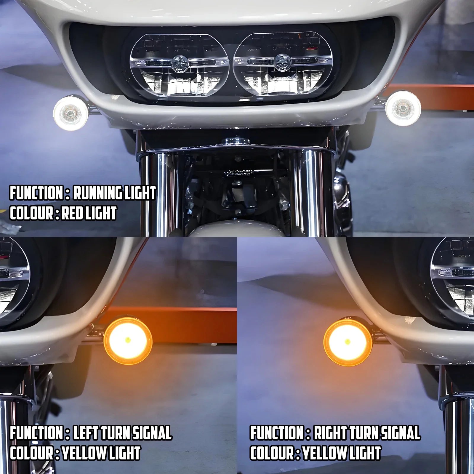 LED Turn Signal Bulbs – 1157 LED Indicator Light for Harley-Davidson